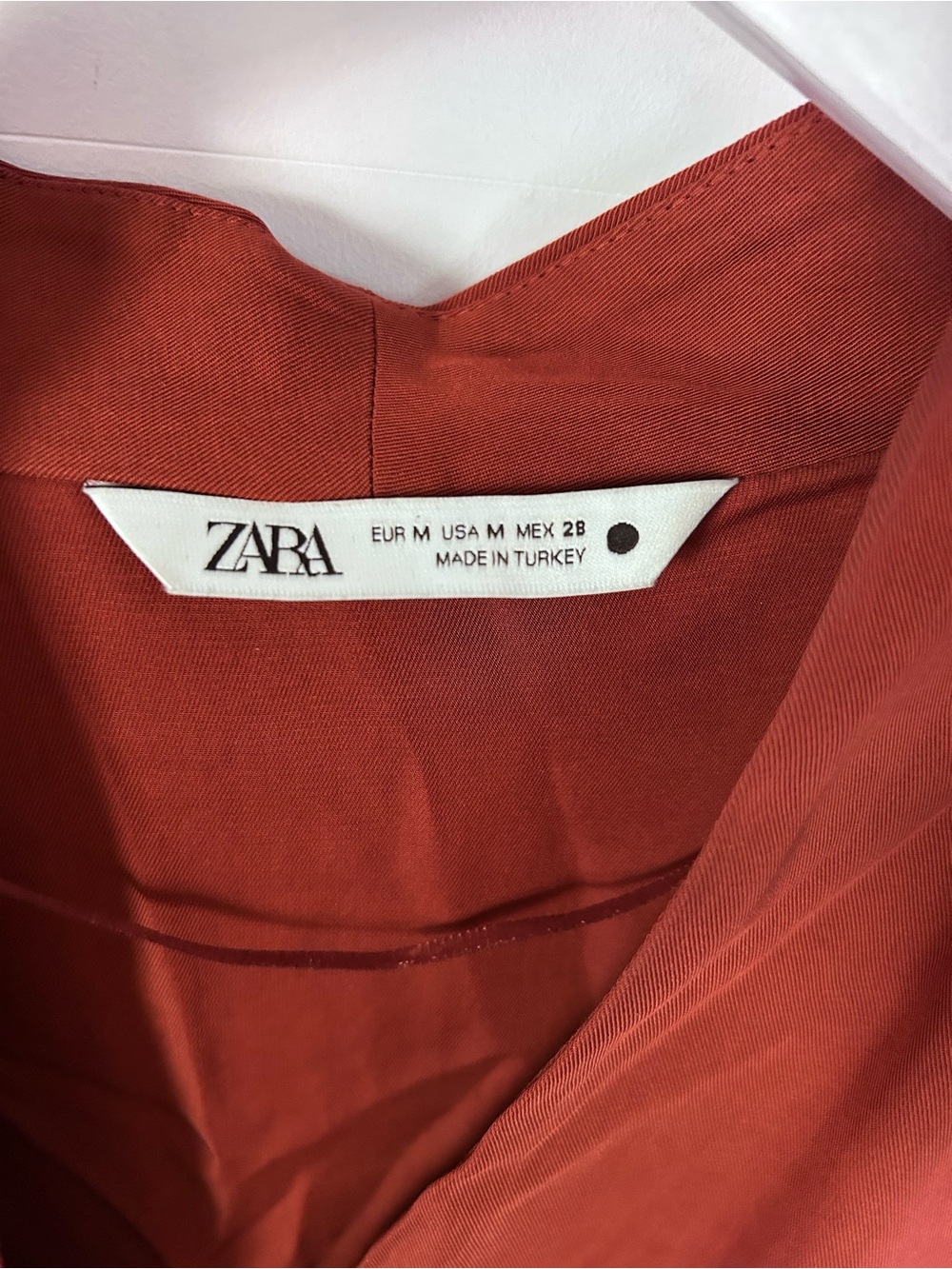 Zara Brick Tie-Front Blouse - Picture 2 of 3